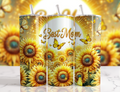 Best Mom Sunflowers and Butterflies 20 oz Skinny - Adult & Kids T-Shirts, Sweatshirts & Hoodies apparel design preview 1