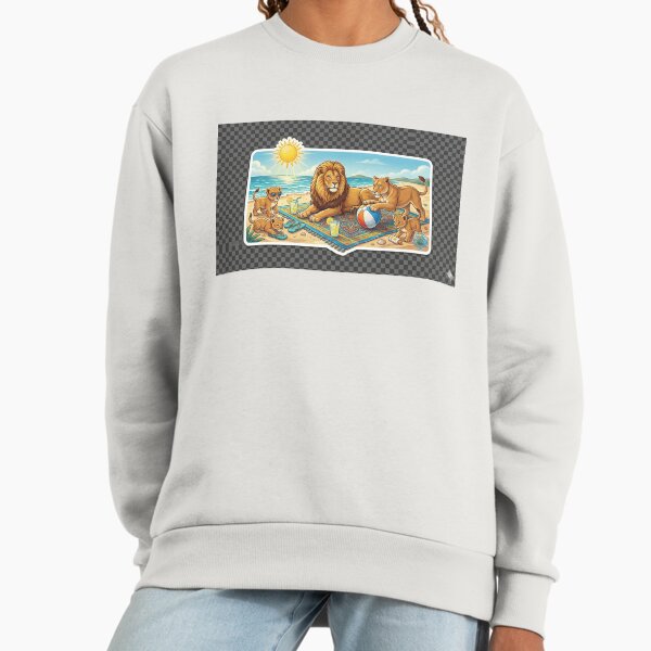 Lion With Family - Adult & Kids T-Shirts, Sweatshirts & Hoodies apparel design preview 1