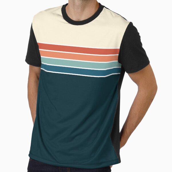 70s Vintage Retro Stripes Graphic - Adult & Kids T-Shirts, Sweatshirts & Hoodies apparel design preview 1