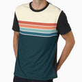 70s Vintage Retro Stripes Graphic - Adult & Kids T-Shirts, Sweatshirts & Hoodies apparel design preview 1