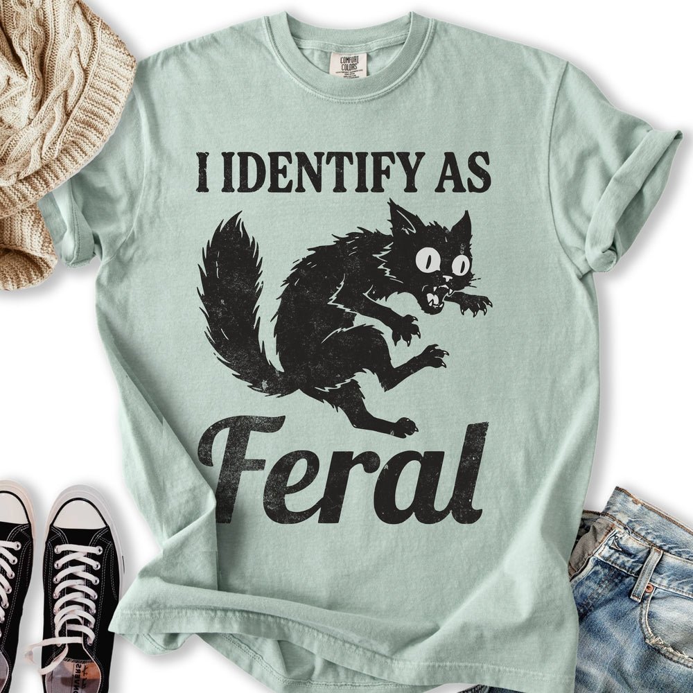 Feral Cat - Adult & Kids T-Shirts, Sweatshirts & Hoodies apparel design preview 2
