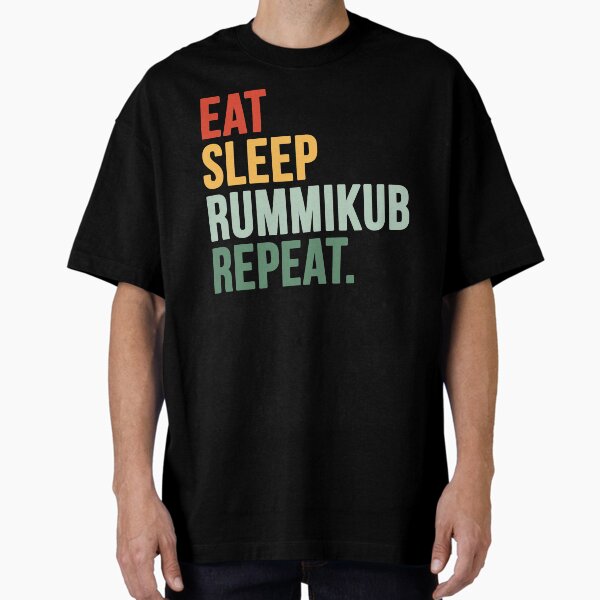 Eat Sleep Rummikub Repeat - Adult & Kids T-Shirts, Sweatshirts & Hoodies apparel design preview 1