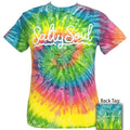 Girlie Girl Originals Preppy Salty Soul Tiedye - Adult & Kids T-Shirts, Sweatshirts & Hoodies apparel design preview 1
