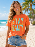 Southernology Salty Stripes Comfort Colors - Adult & Kids T-Shirts, Sweatshirts & Hoodies apparel design preview 1