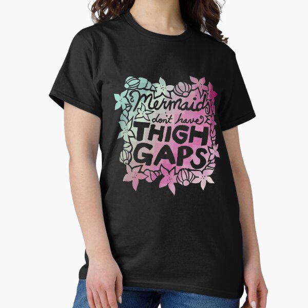 Mermaids don't have thigh gaps - Adult & Kids T-Shirts, Sweatshirts & Hoodies apparel design preview 1