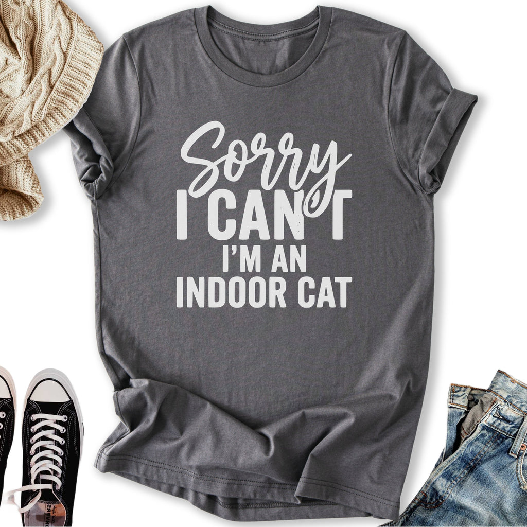 Sorry I'm An Indoor Cat - Adult & Kids T-Shirts, Sweatshirts & Hoodies apparel design preview 2