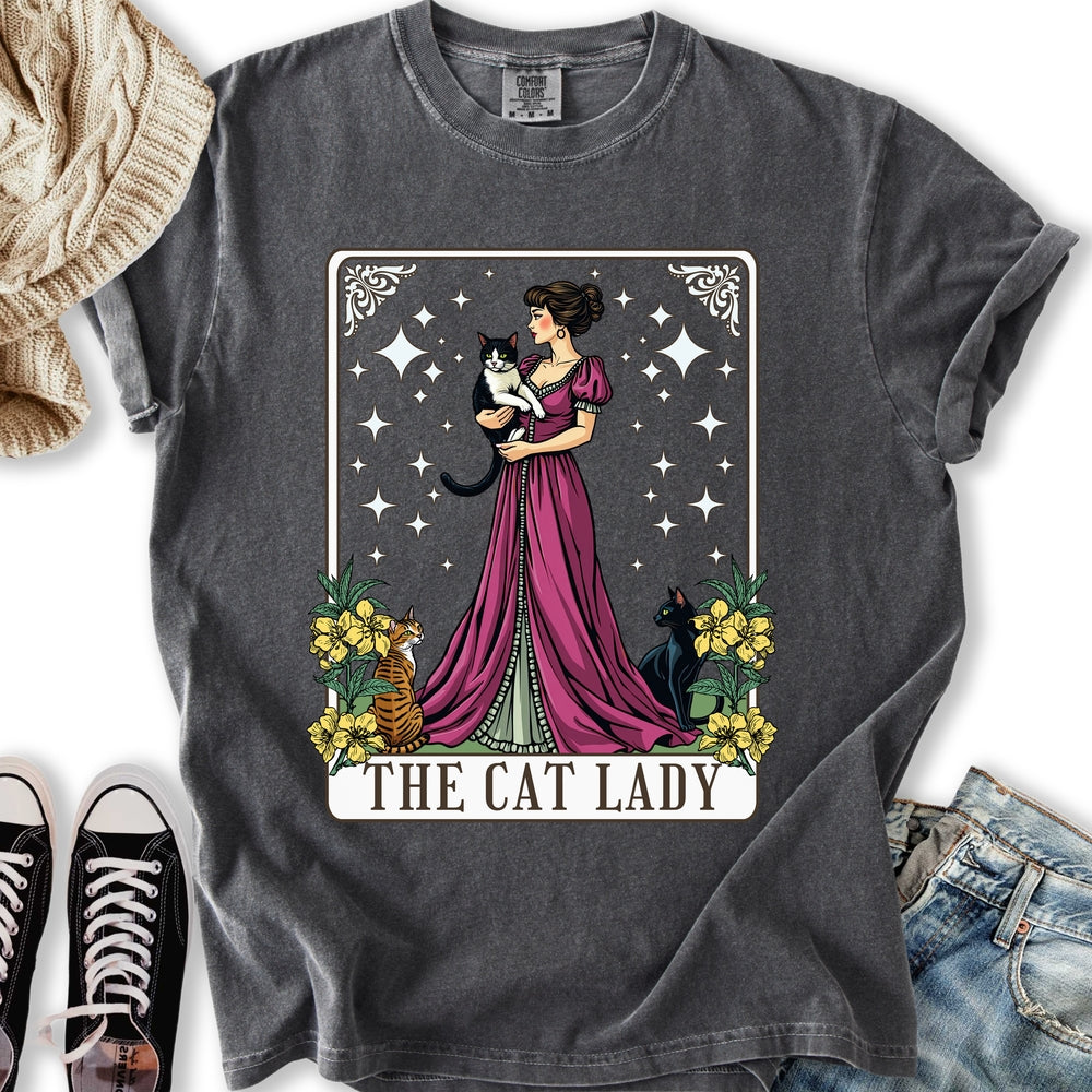 The Cat Lady Tarot - Adult & Kids T-Shirts, Sweatshirts & Hoodies apparel design preview 1