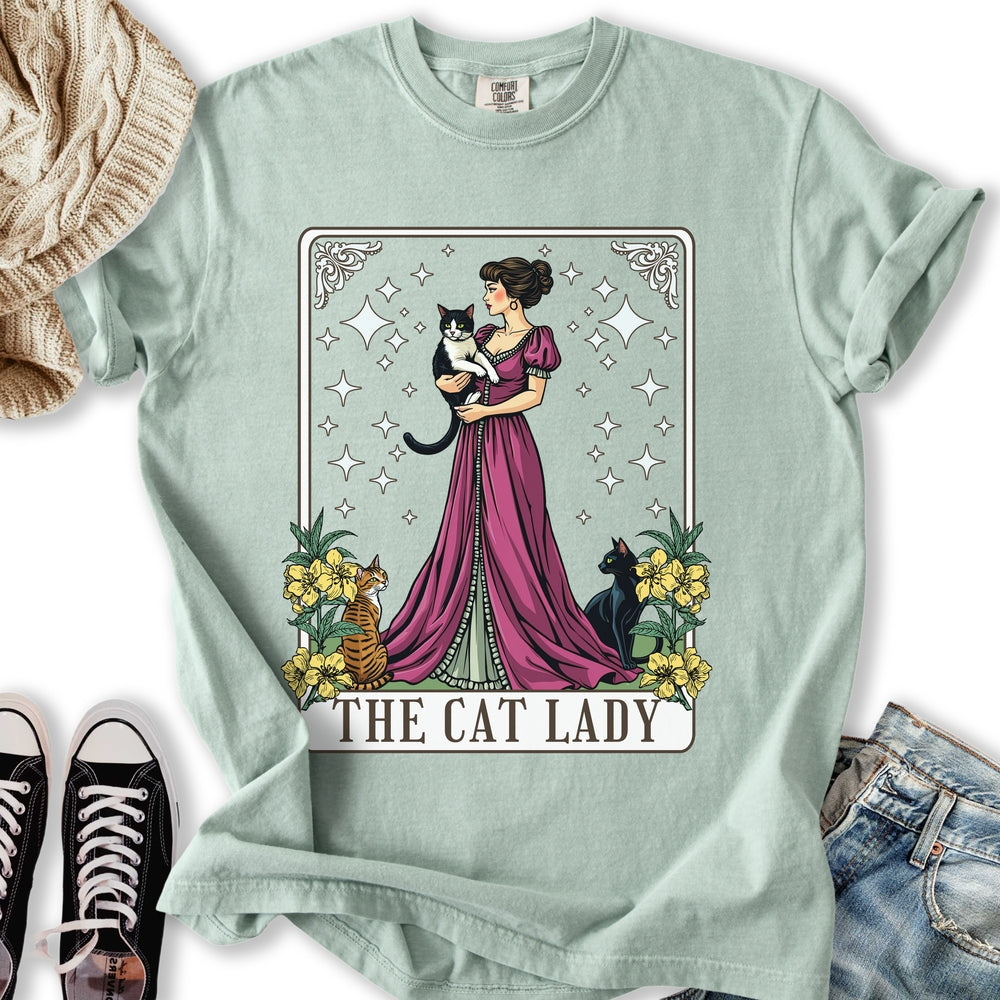 The Cat Lady Tarot - Adult & Kids T-Shirts, Sweatshirts & Hoodies apparel design preview 2