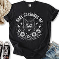 Rage Consumes Me Black Cat - Adult & Kids T-Shirts, Sweatshirts & Hoodies apparel design preview 1