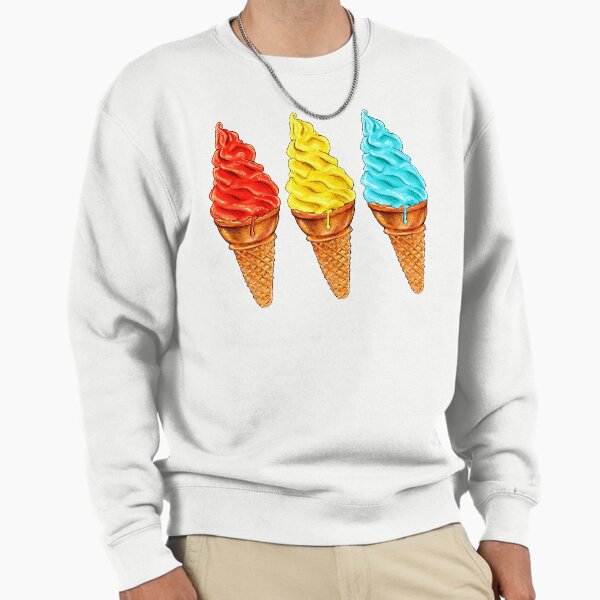 Rainbow Ice Cream Pattern - Adult & Kids T-Shirts, Sweatshirts & Hoodies apparel design preview 1