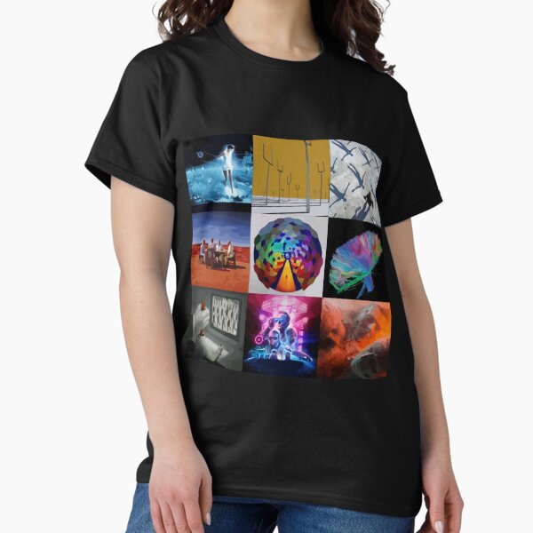 M.U.S.E Minimalist Discography Collage - Adult & Kids T-Shirts, Sweatshirts & Hoodies apparel design preview 1