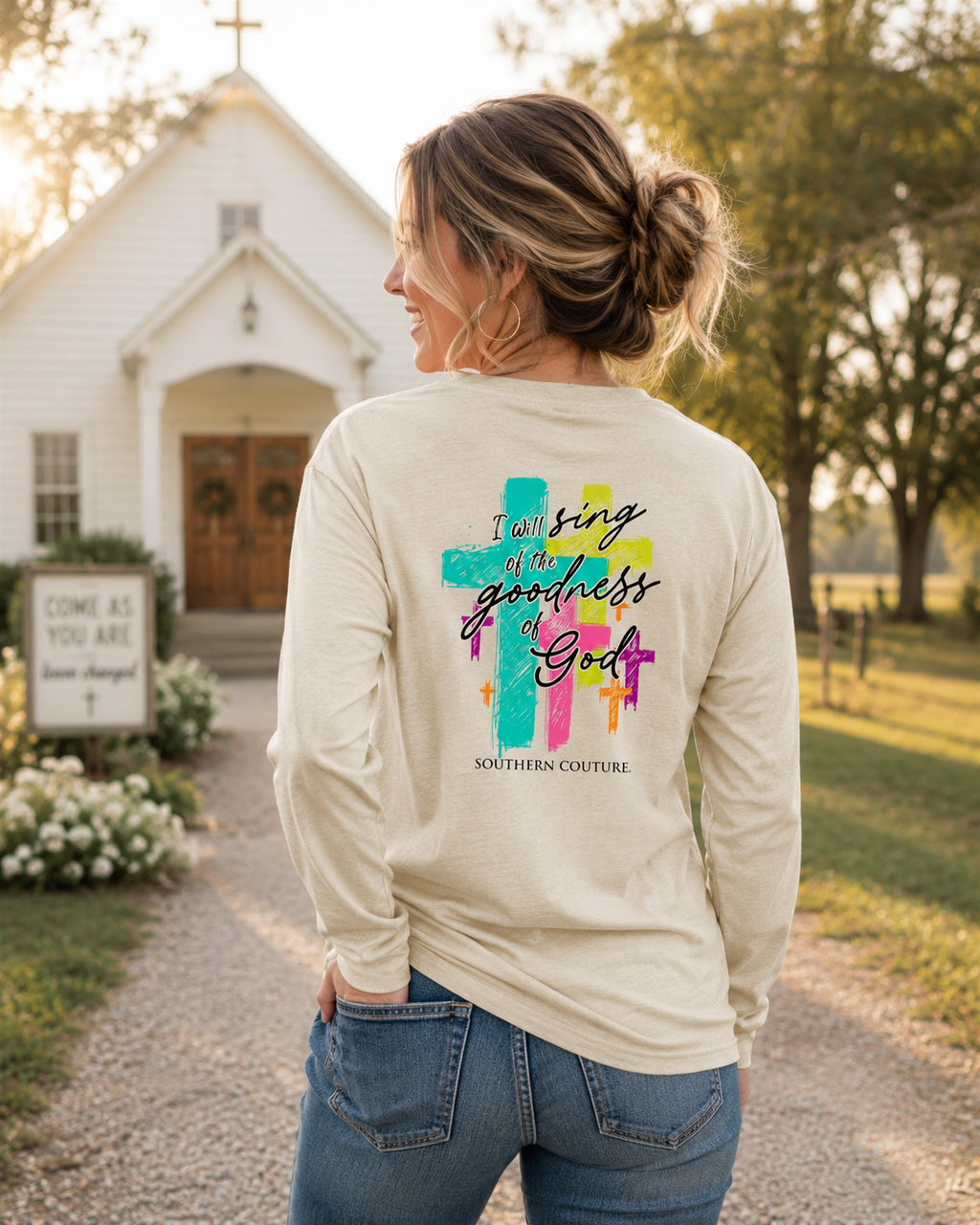 Southern Couture Classic Goodness Of God - Adult & Kids T-Shirts, Sweatshirts & Hoodies apparel design preview 1