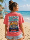 Southern Chics Apparel Beach Bound Dog Comfort Colors - Adult & Kids T-Shirts, Sweatshirts & Hoodies apparel design preview 1