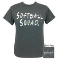 Girlie Girl Originals Preppy Softball Squad - Adult & Kids T-Shirts, Sweatshirts & Hoodies apparel design preview 1