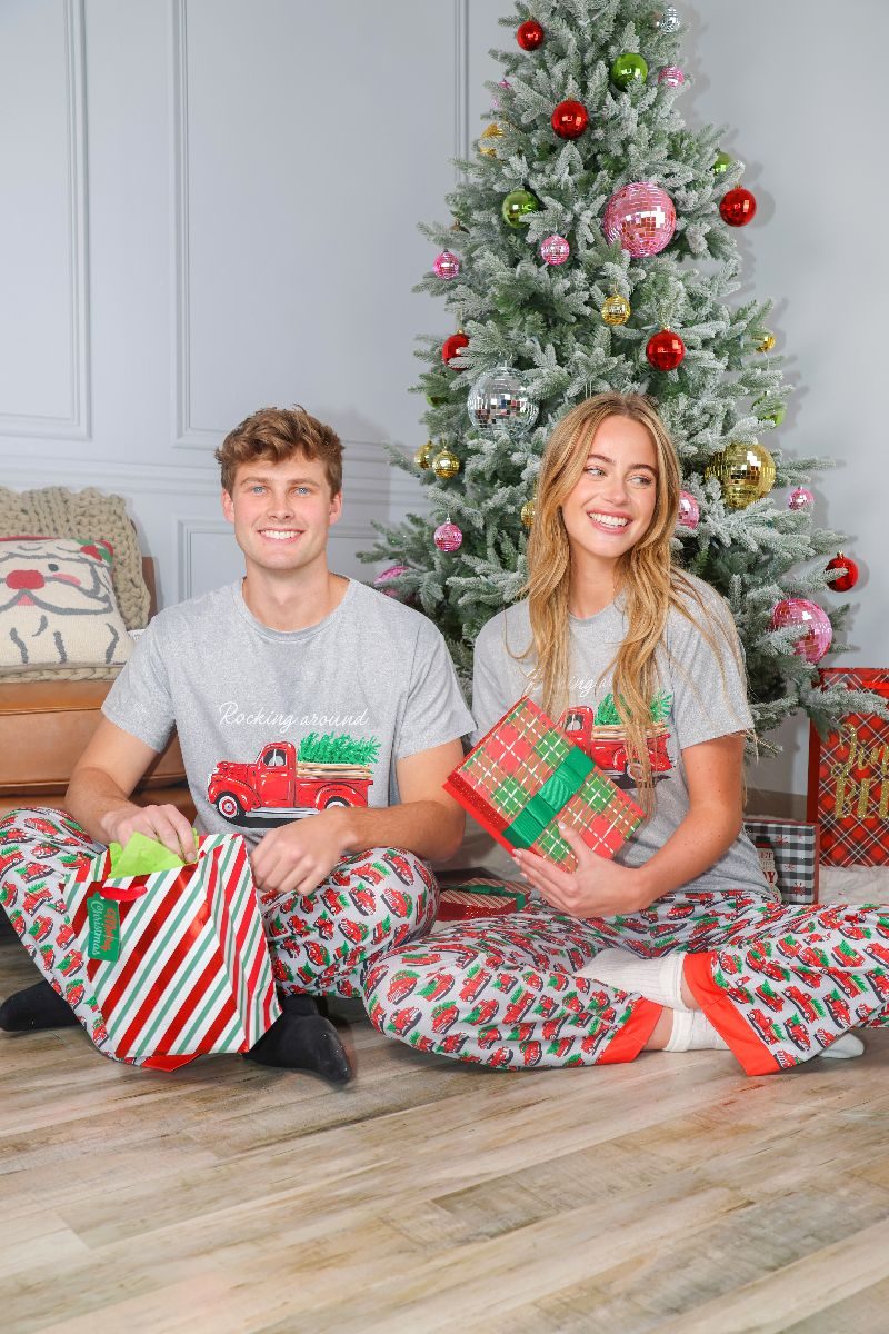 Simply Southern Rocking Holiday PJ Pants Set - Adult & Kids T-Shirts, Sweatshirts & Hoodies apparel design preview 2