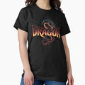 Fiery black dragon Legendary Animals,dragon - Adult & Kids T-Shirts, Sweatshirts & Hoodies apparel design preview 1