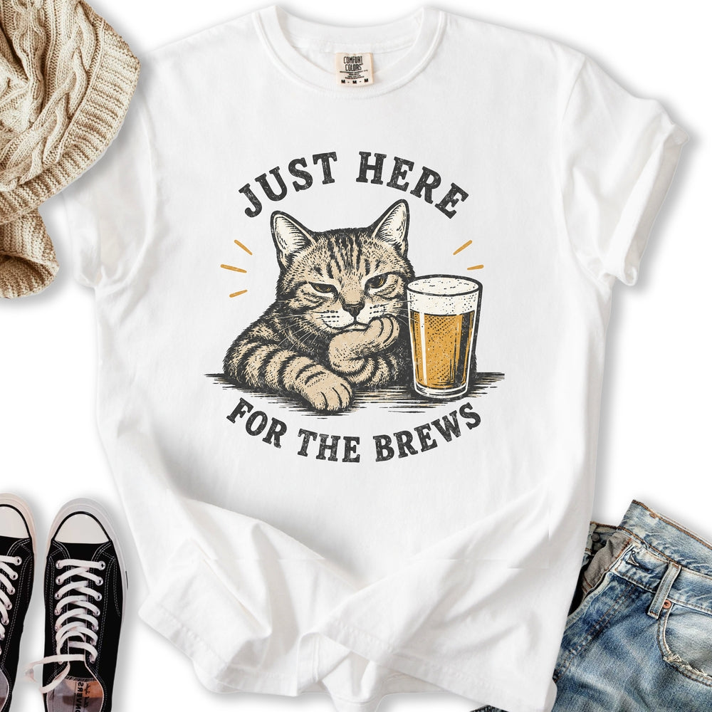 Here For The Brews - Adult & Kids T-Shirts, Sweatshirts & Hoodies apparel design preview 2