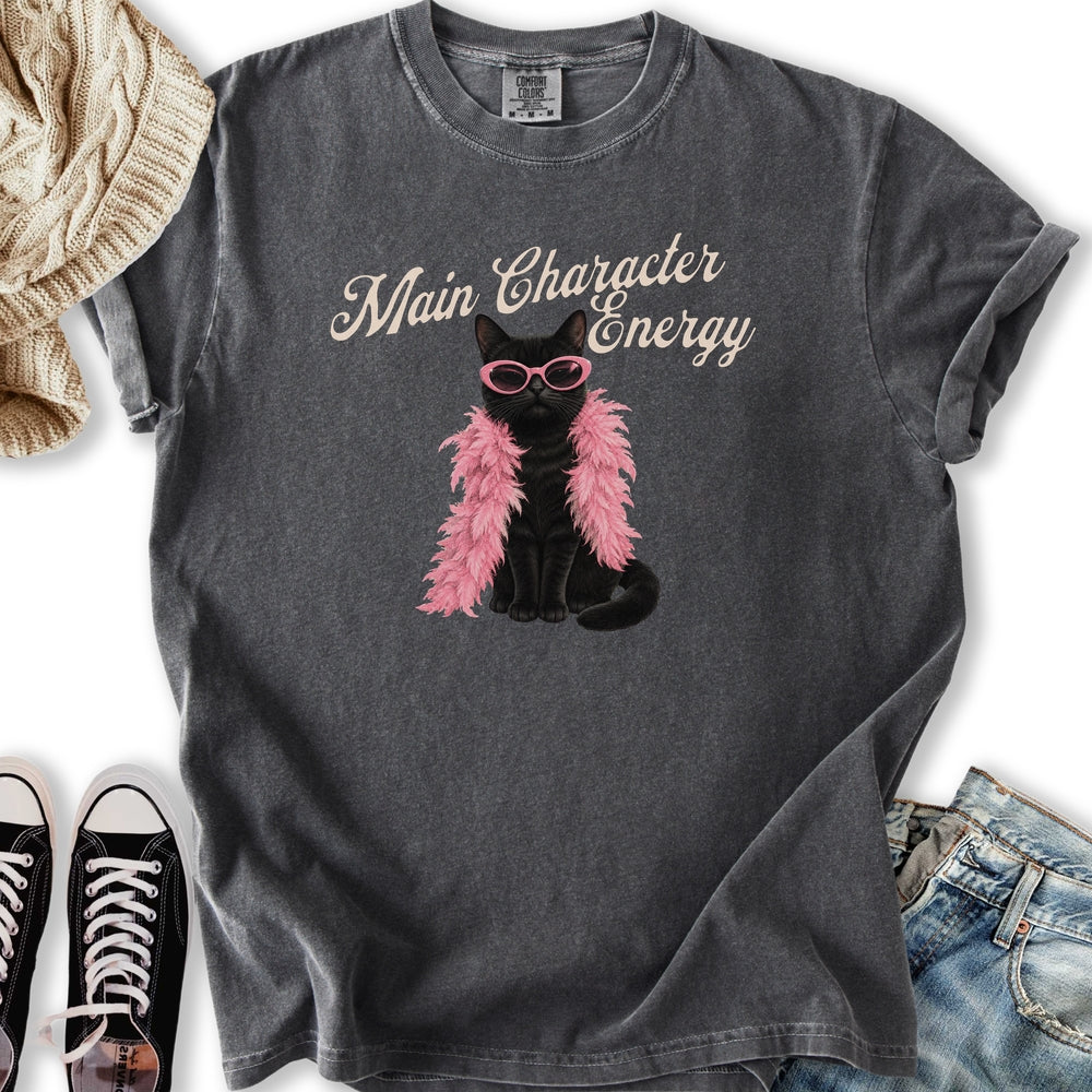 Main Character Black Cat - Adult & Kids T-Shirts, Sweatshirts & Hoodies apparel design preview 1