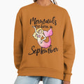 Mermaids are born in September - Adult & Kids T-Shirts, Sweatshirts & Hoodies apparel design preview 1