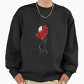 Sexy line art woman in luxury lingerie harness - Adult & Kids T-Shirts, Sweatshirts & Hoodies apparel design preview 1