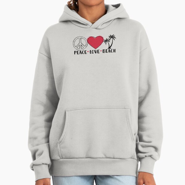 Peace Love Beach - Adult & Kids T-Shirts, Sweatshirts & Hoodies apparel design preview 1
