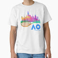 Melbourne tennis racket - Adult & Kids T-Shirts, Sweatshirts & Hoodies apparel design preview 1