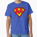 Letter M Super Vol.1 - Adult & Kids T-Shirts, Sweatshirts & Hoodies apparel design preview 1