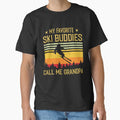 My Favorite Ski Buddies Call Me Grandpa Funny Gift - Adult & Kids T-Shirts, Sweatshirts & Hoodies apparel design preview 1