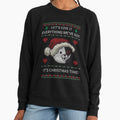 Monokuma Ugly Christmas Sweater Dangan Lightweight - Adult & Kids T-Shirts, Sweatshirts & Hoodies apparel design preview 1