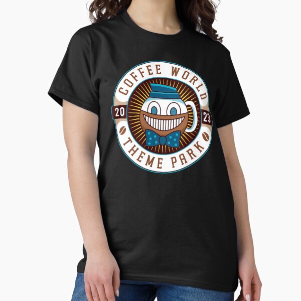 Watery Coffee World Emblem - Adult & Kids T-Shirts, Sweatshirts & Hoodies apparel design preview 1