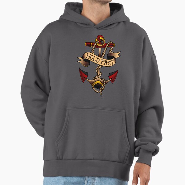 Salty-Dog American Traditional Hold Fast Anchor - Adult & Kids T-Shirts, Sweatshirts & Hoodies apparel design preview 1