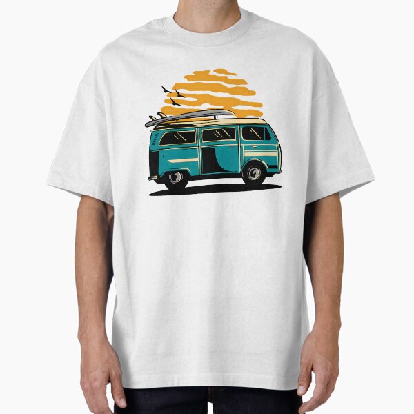 Surf Van Summer Sunset - Adult & Kids T-Shirts, Sweatshirts & Hoodies apparel design preview 1
