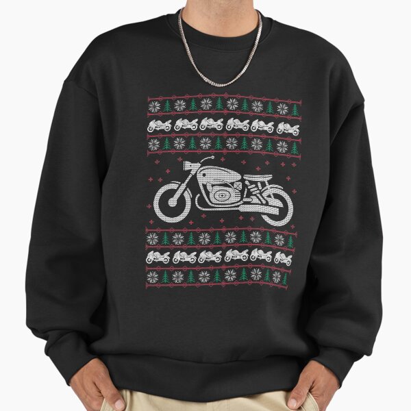 Motorbike Ugly Christmas Sweater Gift - Adult & Kids T-Shirts, Sweatshirts & Hoodies apparel design preview 1