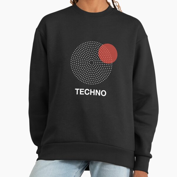 Techno Music Retro Design Raver EDM Party Dance - Adult & Kids T-Shirts, Sweatshirts & Hoodies apparel design preview 1