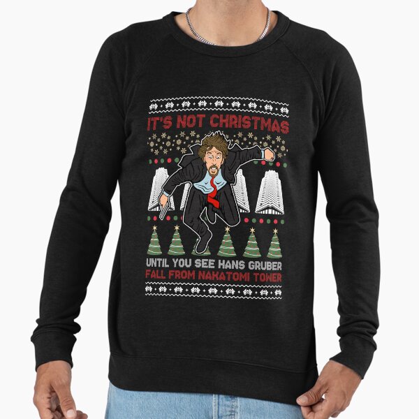 It's Not Christmas Until You See Hans Gruber Fall - Adult & Kids T-Shirts, Sweatshirts & Hoodies apparel design preview 1