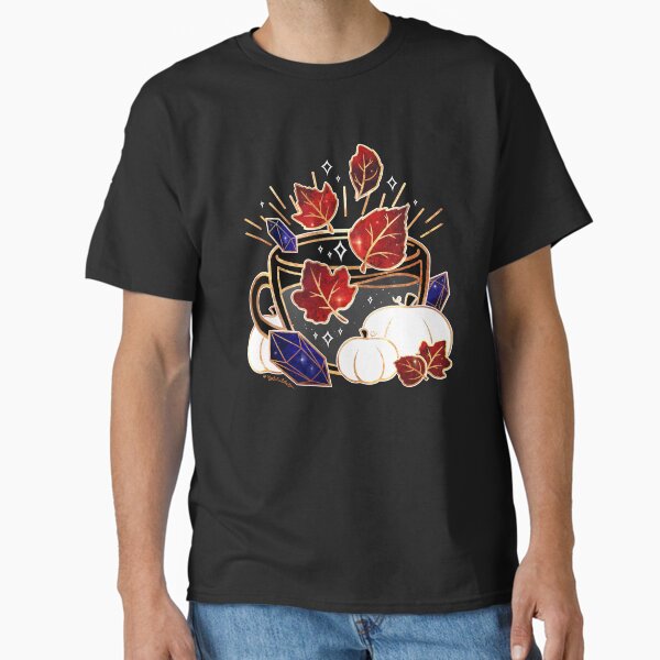 Gilded Autumn Teacup - Adult & Kids T-Shirts, Sweatshirts & Hoodies apparel design preview 1