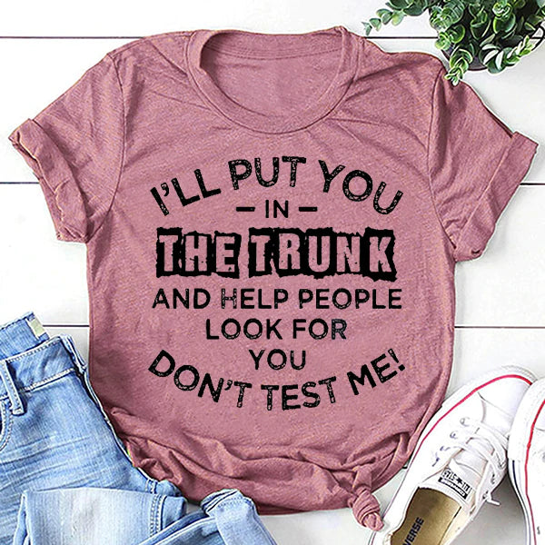 I'll Put You In Fashion Letter Print Women Slogan - Adult & Kids T-Shirts, Sweatshirts & Hoodies apparel design preview 3