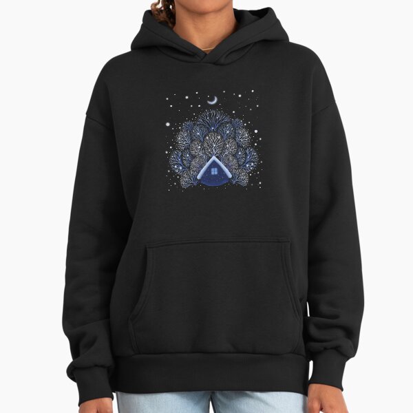 Tiny House Snowy Night - Adult & Kids T-Shirts, Sweatshirts & Hoodies apparel design preview 1