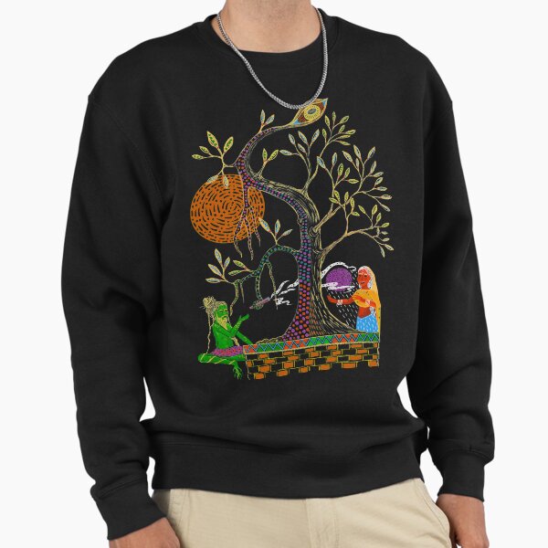 Trippy Visionary Meditating Yogi and Seer - Adult & Kids T-Shirts, Sweatshirts & Hoodies apparel design preview 1