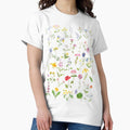 Hand painted botanical colorful countryside - Adult & Kids T-Shirts, Sweatshirts & Hoodies apparel design preview 1