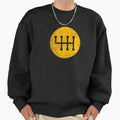 Yellow grungy 6-speed manual shift pattern - Adult & Kids T-Shirts, Sweatshirts & Hoodies apparel design preview 1