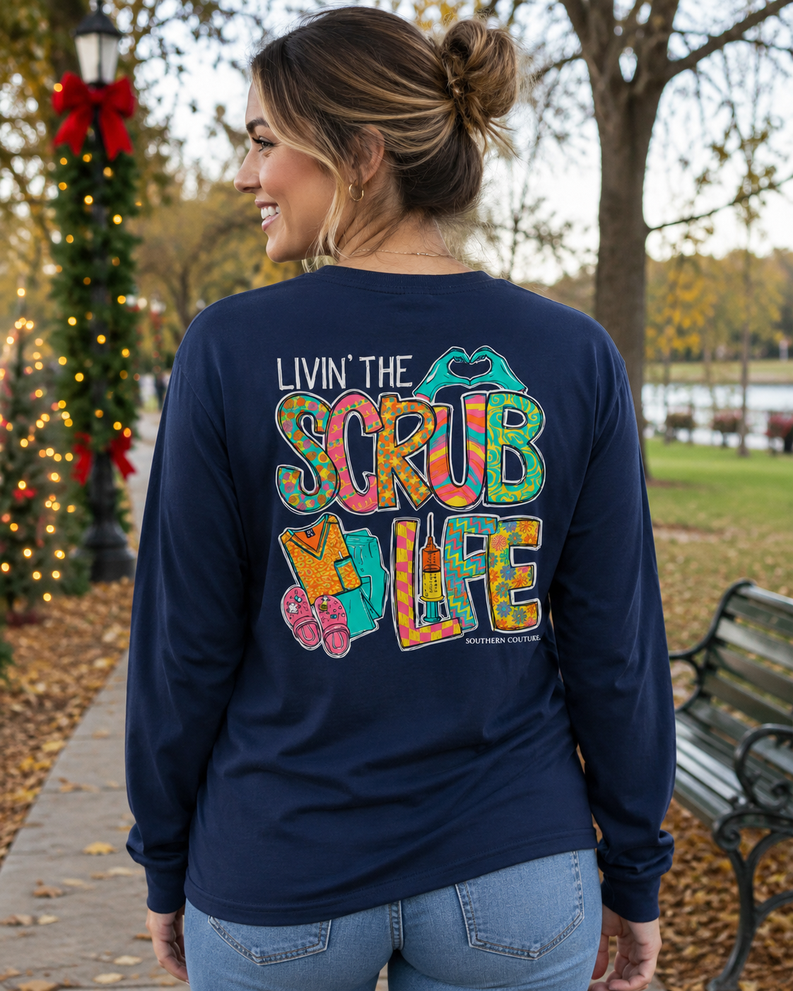Southern Couture Classic Scrub Life Nurse - Adult & Kids T-Shirts, Sweatshirts & Hoodies apparel design preview 1
