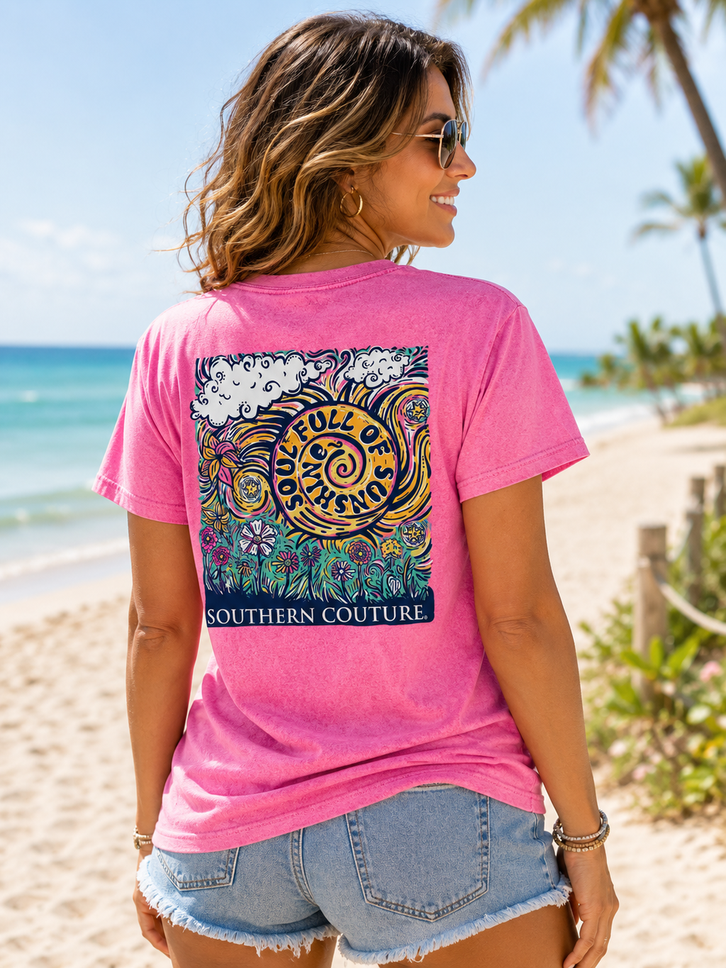 Southern Couture Soul Full Of Sunshine Comfort Colors - Adult & Kids T-Shirts, Sweatshirts & Hoodies apparel design preview 1