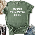Cat Thinks I'm Cool - Adult & Kids T-Shirts, Sweatshirts & Hoodies apparel design preview 1