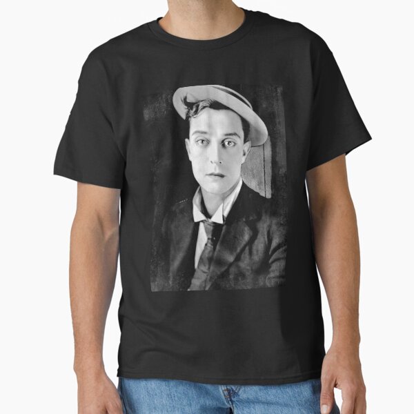 Buster Keaton BW Vintage D13 - Adult & Kids T-Shirts, Sweatshirts & Hoodies apparel design preview 1