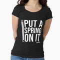 Pilates Put A Spring On It Fitted Scoop - Adult & Kids T-Shirts, Sweatshirts & Hoodies apparel design preview 1