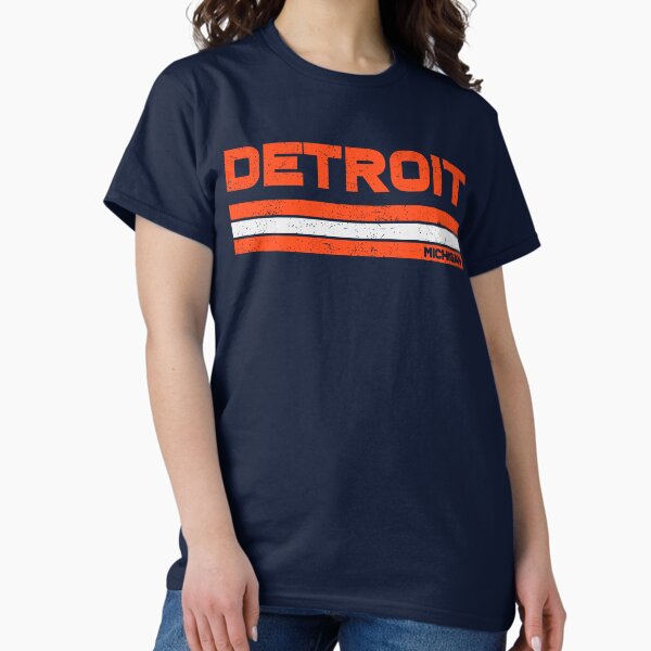 Vintage Detroit Baseball Retro Stripe - Adult & Kids T-Shirts, Sweatshirts & Hoodies apparel design preview 1