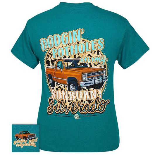 Girlie Girl Originals Dodgin Potholes Truck Leopard - Adult & Kids T-Shirts, Sweatshirts & Hoodies apparel design preview 2