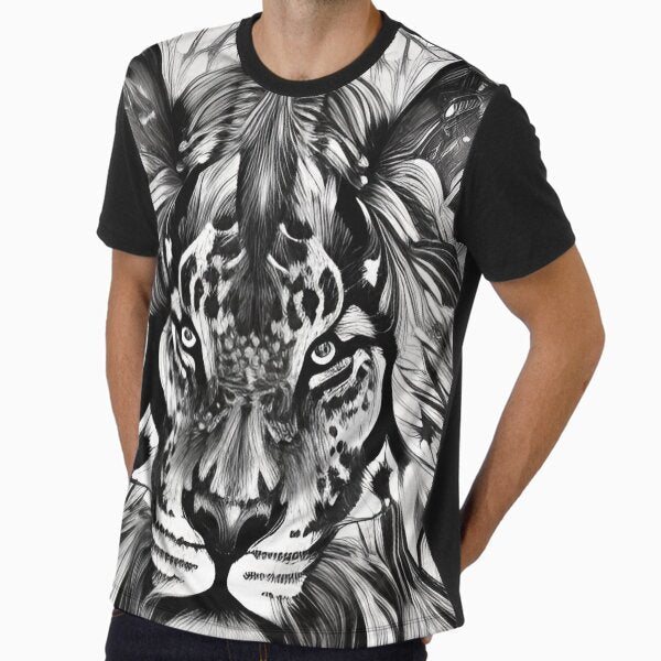 Lion portrait Graphic - Adult & Kids T-Shirts, Sweatshirts & Hoodies apparel design preview 1