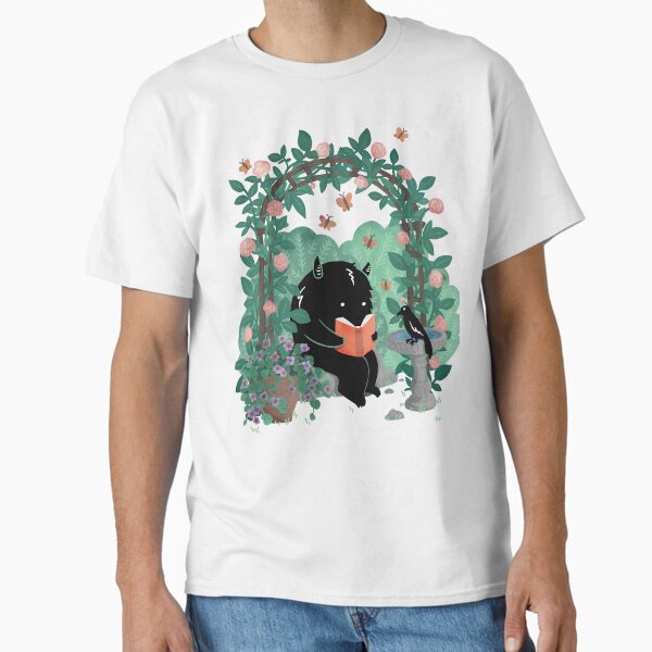 A Quiet Summer Spot (Book Reading Monster) - Adult & Kids T-Shirts, Sweatshirts & Hoodies apparel design preview 1